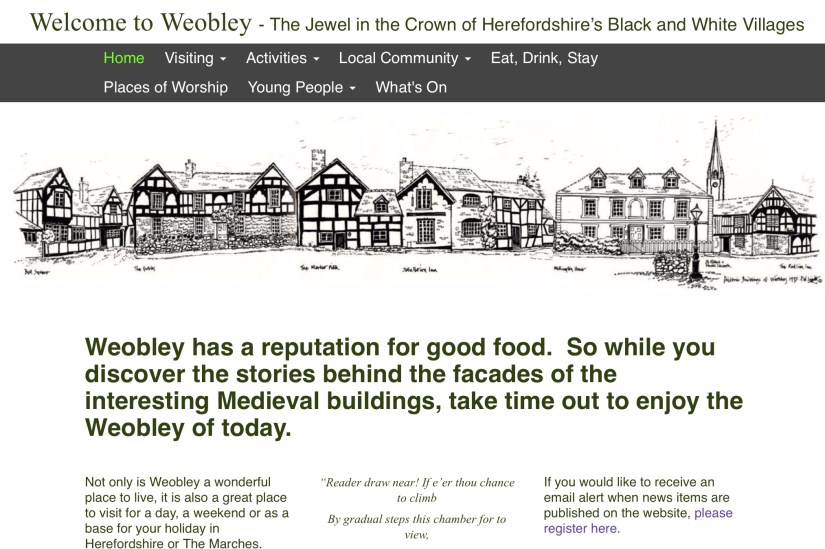 Weobly History Group.